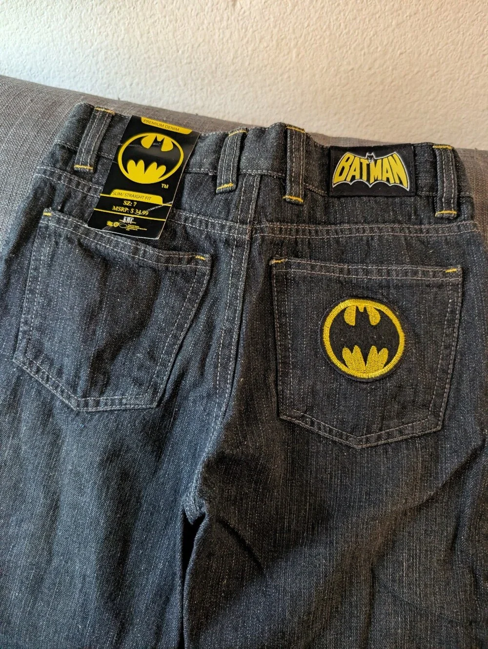 Vintage 2000 Batman Boy's Jeans Size 7